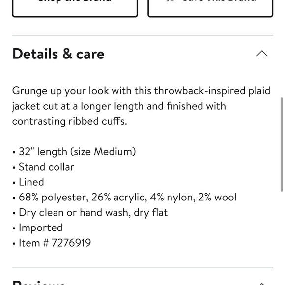 Steve Madden Harper Plaid Jacket - Picture 7 of 7